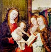 Jan provoost, Madonna and Child with two angels